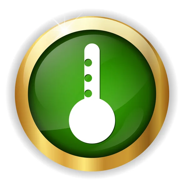 Väder termometern ikonen — Stock vektor