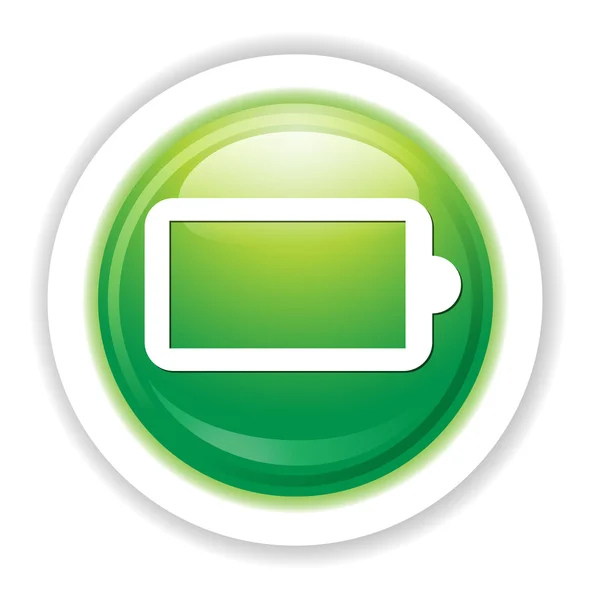 Icône batterie vide — Image vectorielle