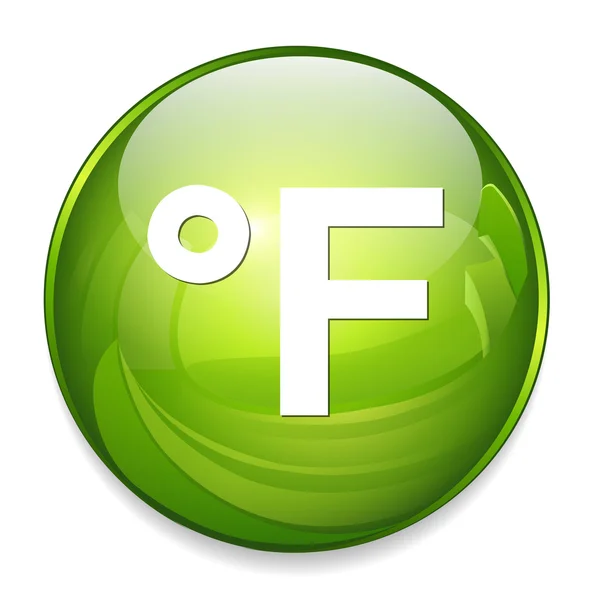 Fahrenheit web icon — Stock Vector