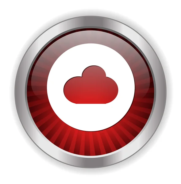 Icona web cloud — Vettoriale Stock