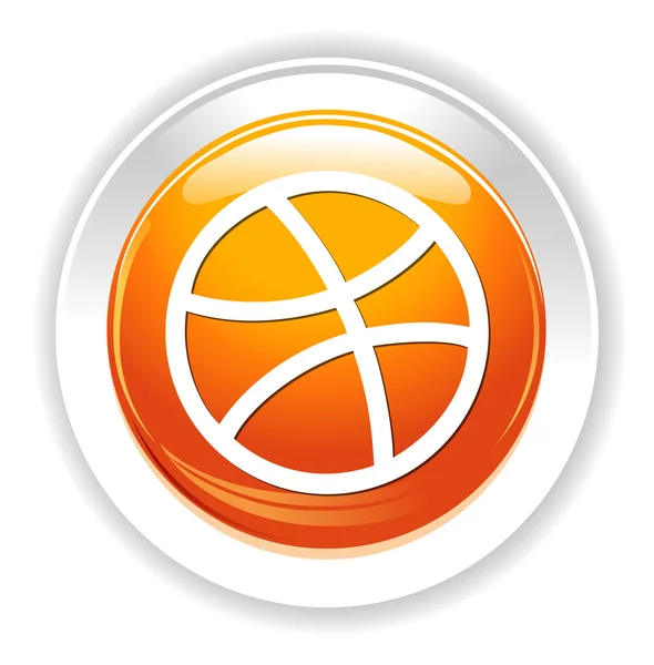 Basketball-Ikone — Stockvektor