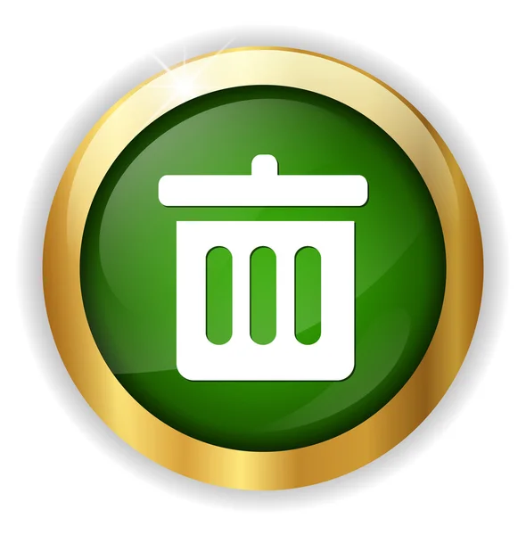 Trash can icon — Stock Vector