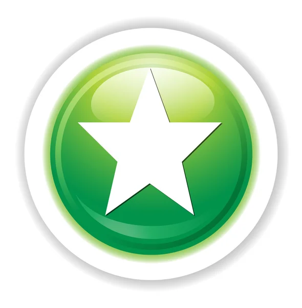 Hvězda web ikony — Stockový vektor