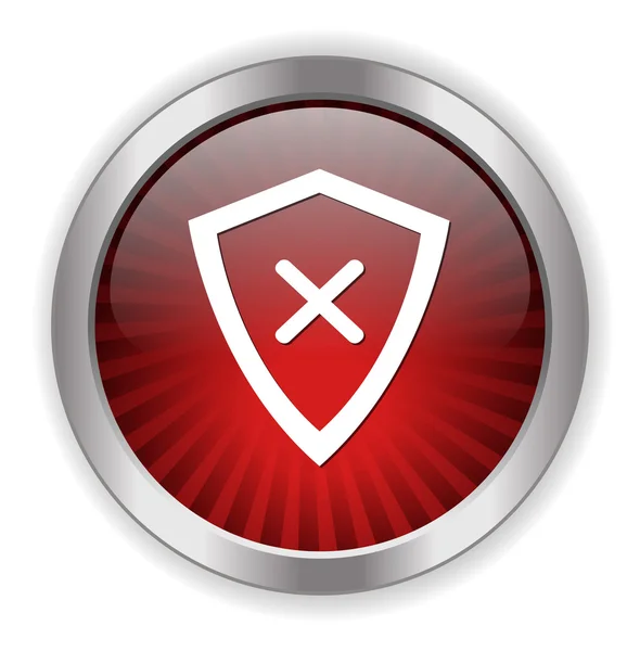 Shield web icon — Stock Vector