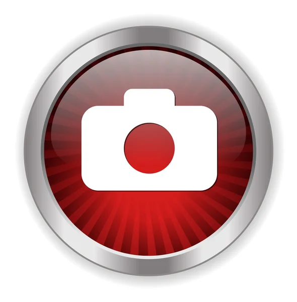 Icona web fotocamera — Vettoriale Stock