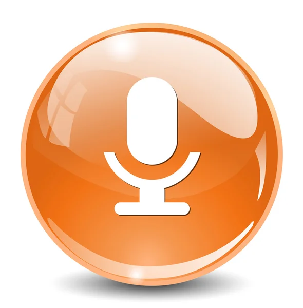 Microphone web icon — Stock Vector