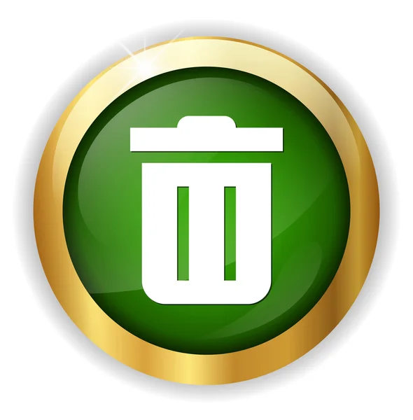 Trash can icon — Stock Vector