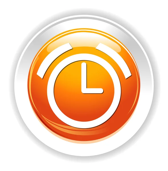 Icono del reloj despertador — Vector de stock