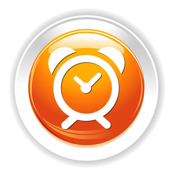 Reloj icono web — Vector de stock