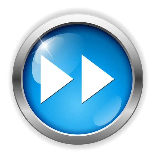 Ícone do botão Media player — Vetor de Stock