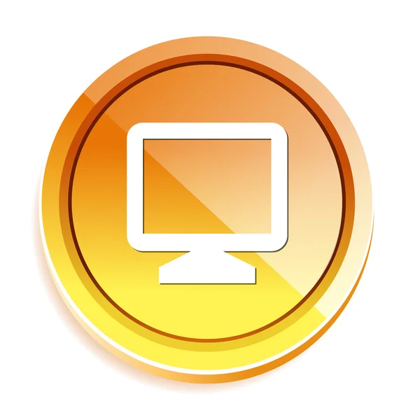 Monitor icono web — Vector de stock