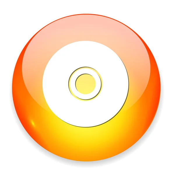 Compact disk icon — Stock Vector