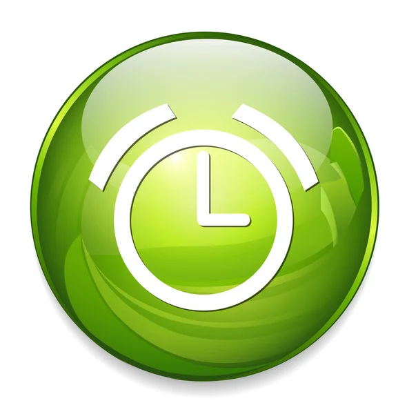 Icono del reloj despertador — Vector de stock