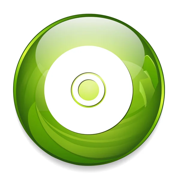 Compact disk icon — Stock Vector