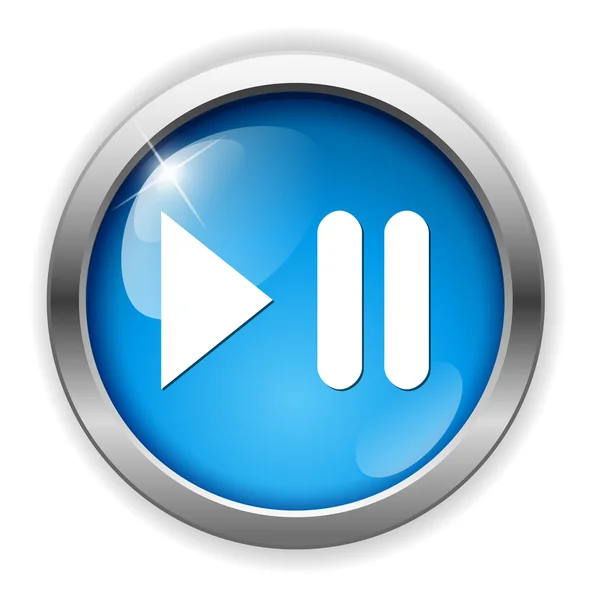 Ícone de media player — Vetor de Stock