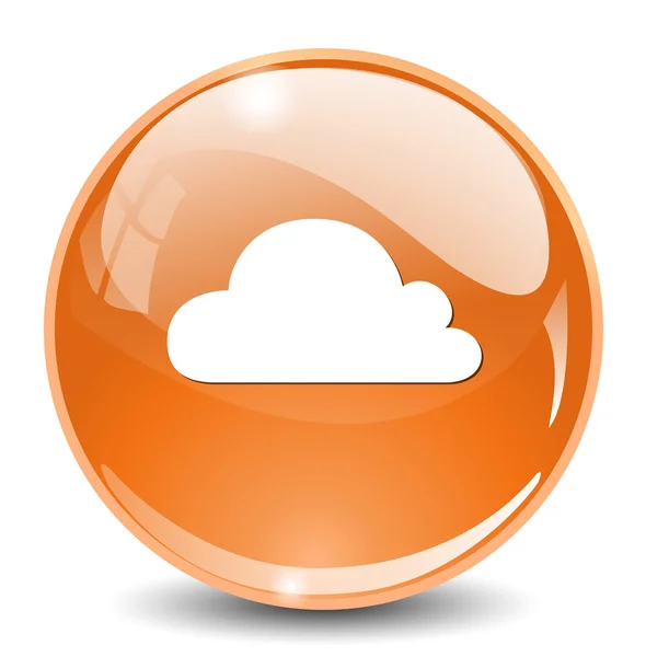 Cloud web icon — Stock Vector