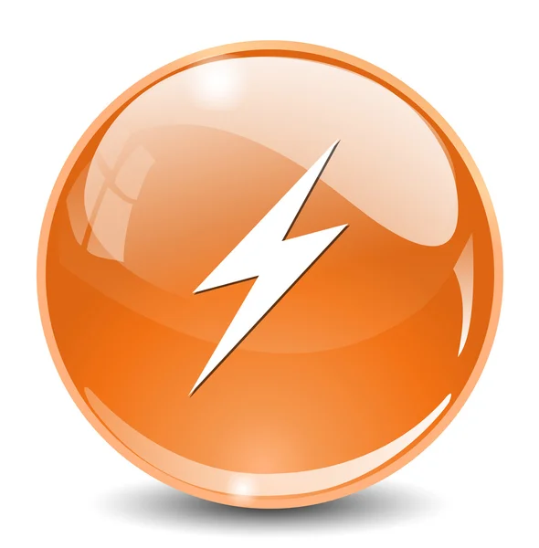 Icono web de electricidad — Vector de stock