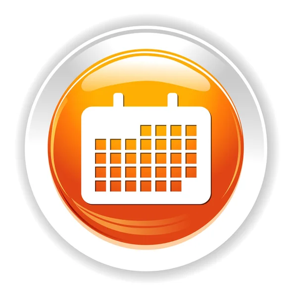 Ikona webového kalendáře — Stockový vektor