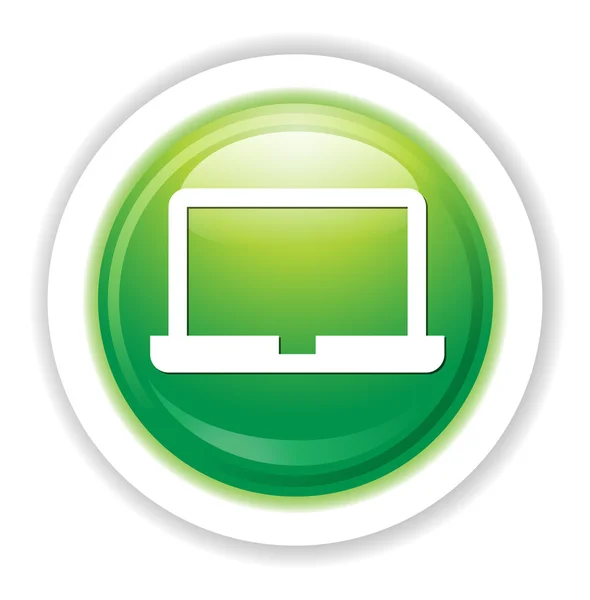 Laptop web Icon — Stock Vector