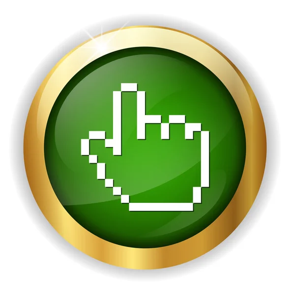 Icono de mano del cursor — Vector de stock