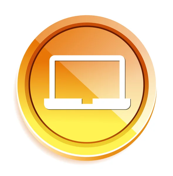 Icono web para ordenador portátil — Archivo Imágenes Vectoriales
