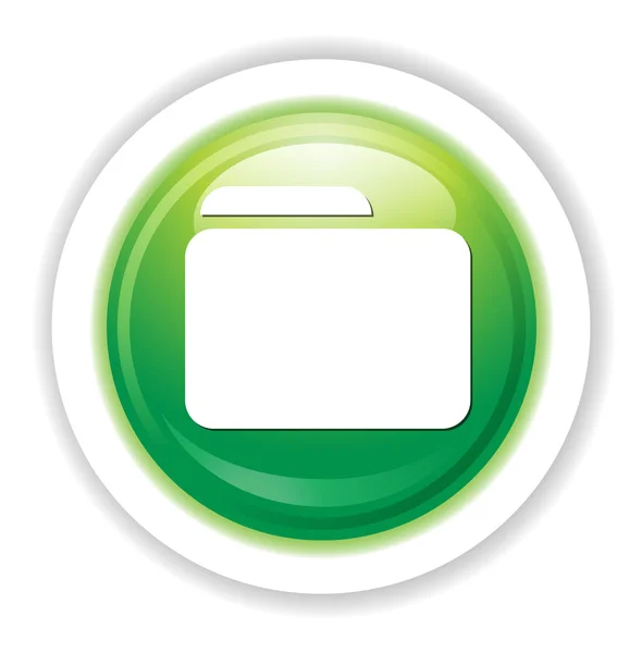 Carpeta icono web — Vector de stock