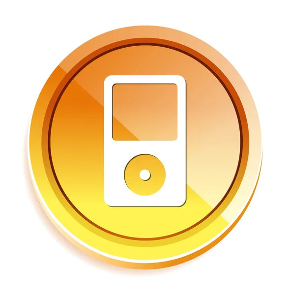 MP3 player εικονίδιο — Διανυσματικό Αρχείο