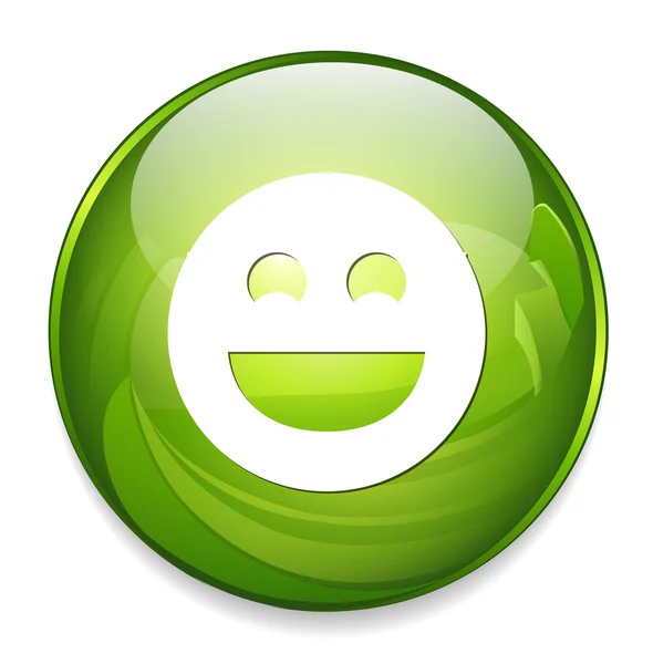 Smiley face icon — Stock Vector