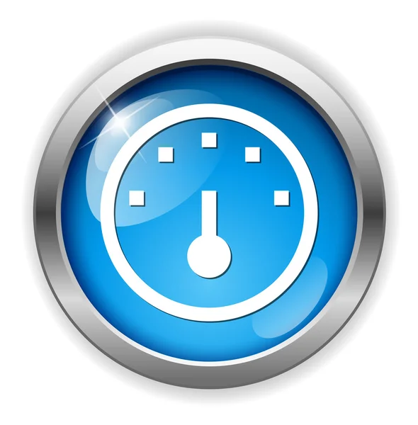 Snelheidsmeter web pictogram — Stockvector