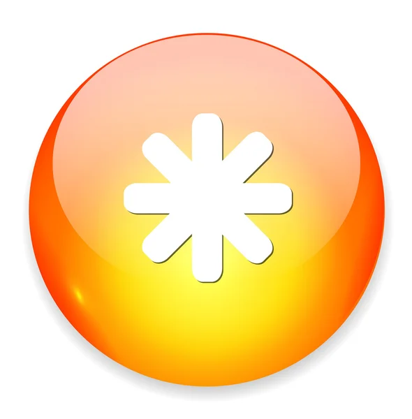 Winter web icon — Stock Vector