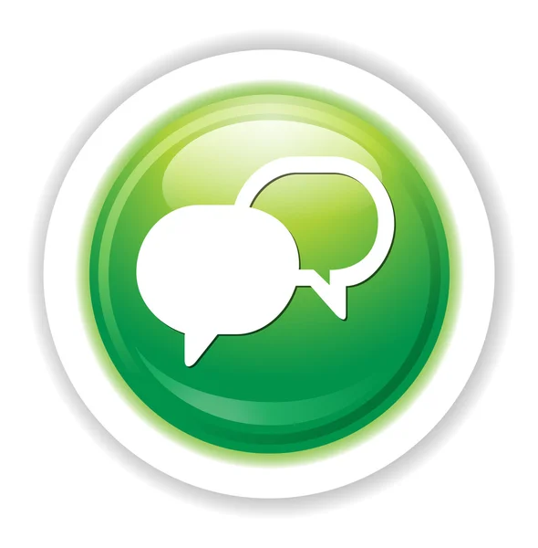 Talk bubble icon — Stock Vector