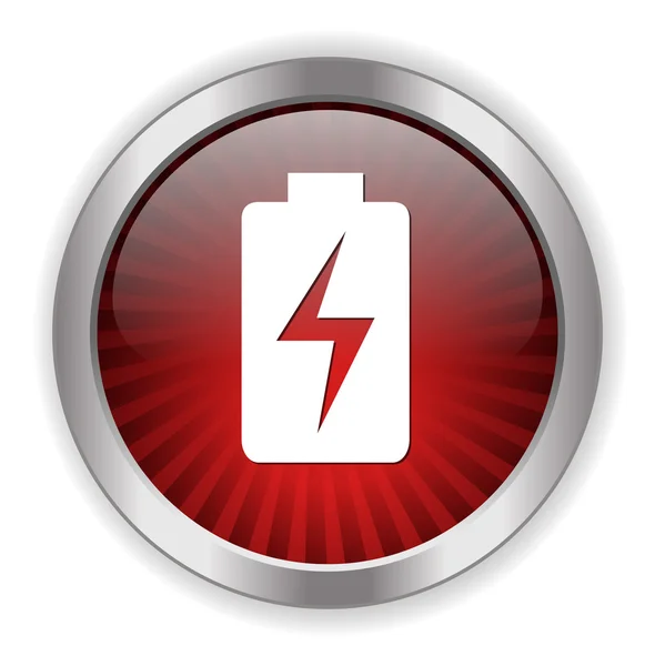 Ikony ładowania akumulatora — Wektor stockowy