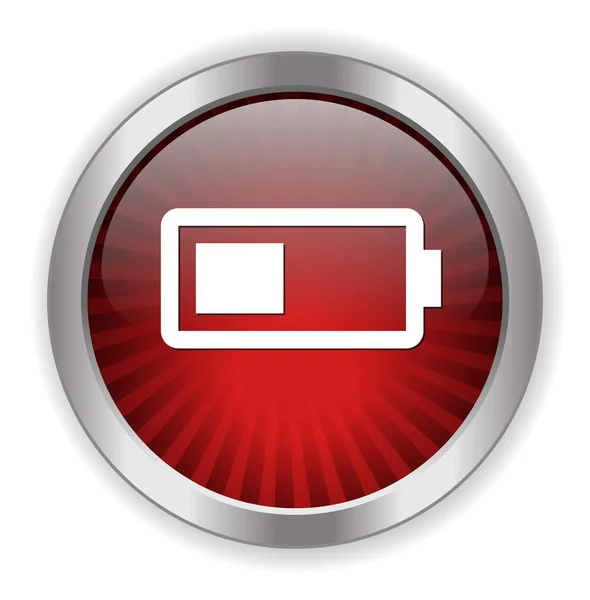 Batterij opladen pictogram — Stockvector