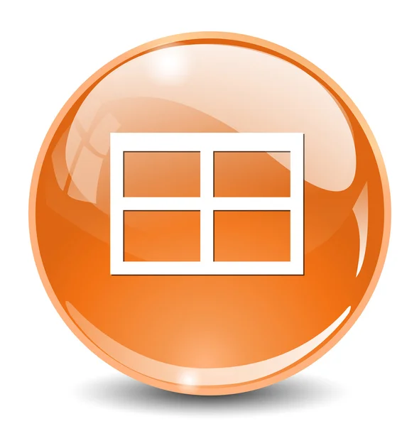 Window button icon — Stock Vector