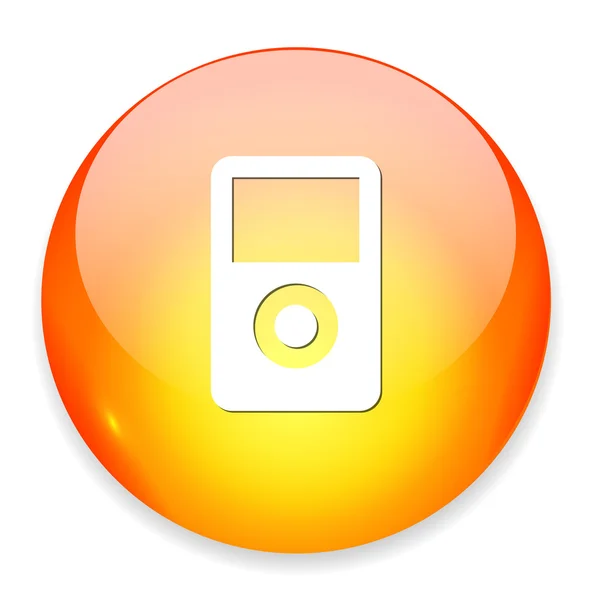 Mp3 player icon — Stock Vector