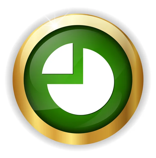 Pie chart icon — Stock Vector