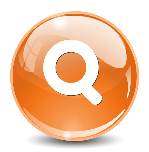 Recherche bouton web — Image vectorielle