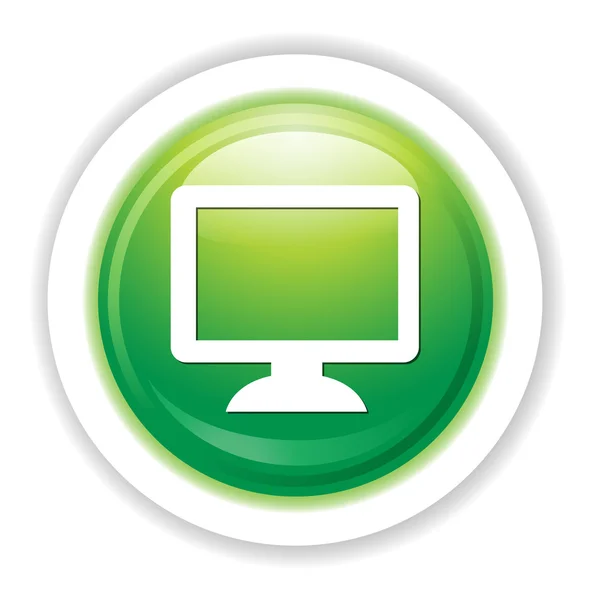 Monitora icona web — Vettoriale Stock