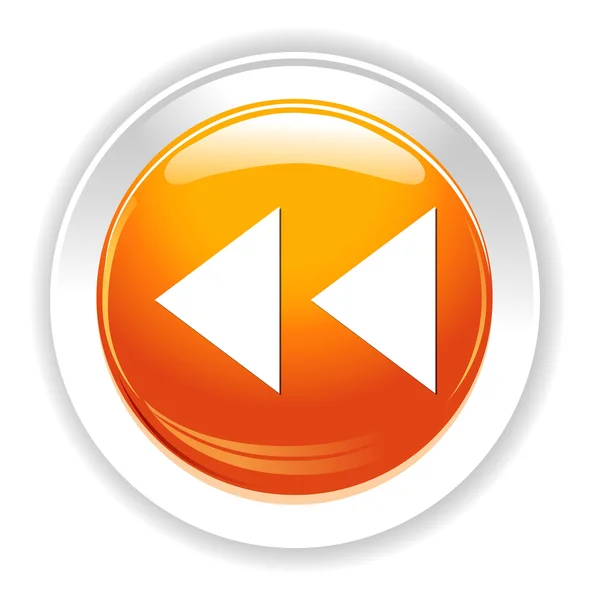 Media  player button icon — Stock Vector