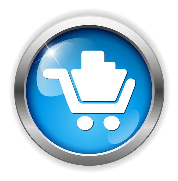 Shopping cart icon — Stock Vector