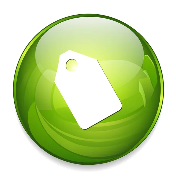 Tag étiquette icône — Image vectorielle