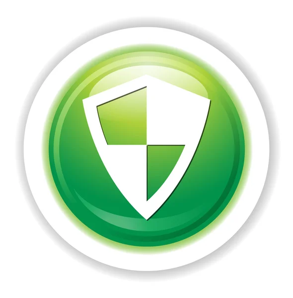 Shield-Webbutton — Stockvektor