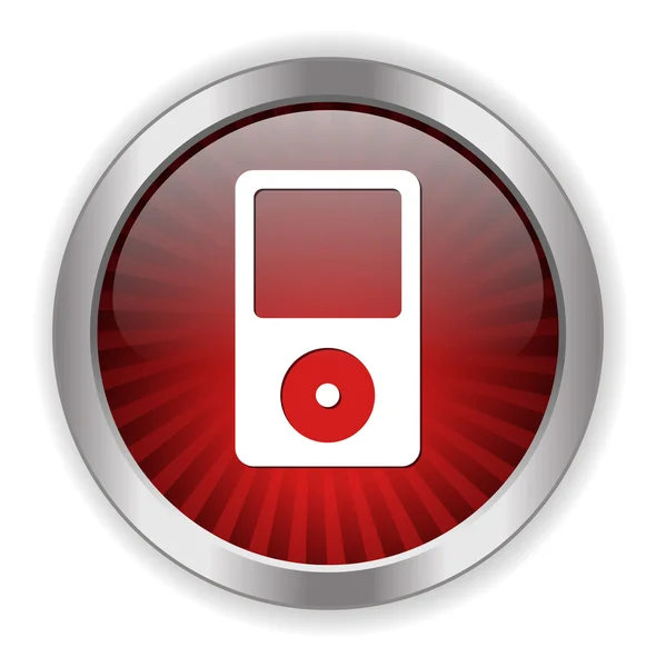 MP3 spelare ikonen — Stock vektor