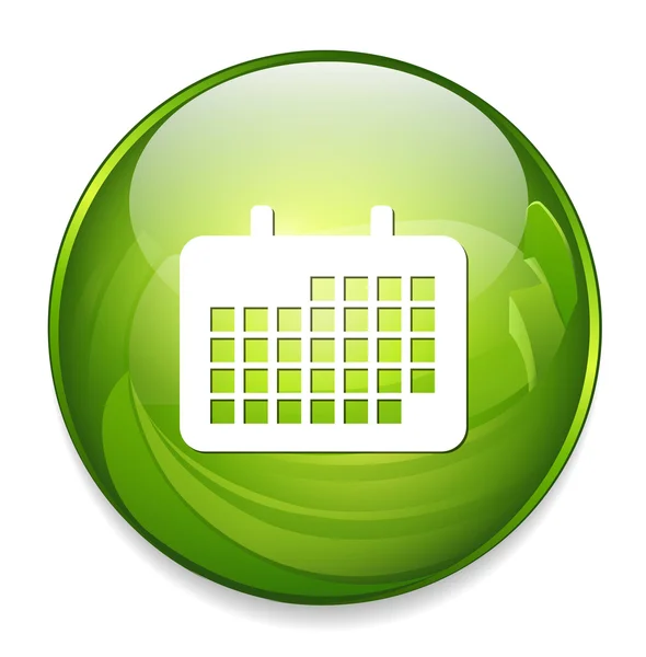 Calendario icono web — Vector de stock