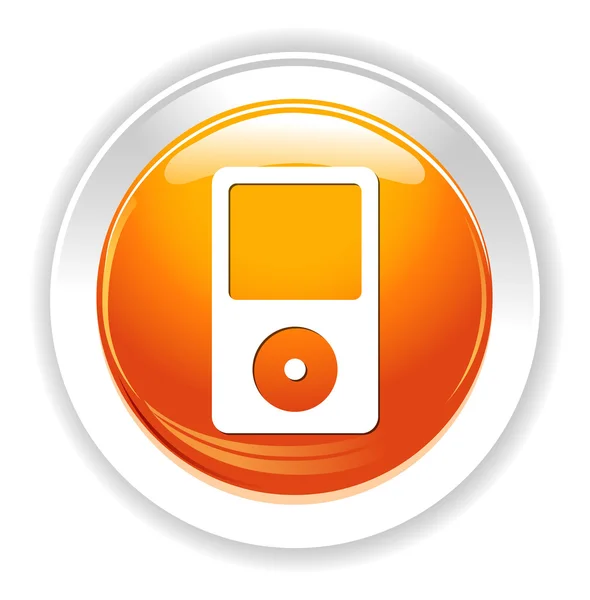 Mp3 player icon — Stock Vector