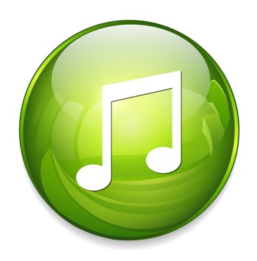 müzik Not düğmesi