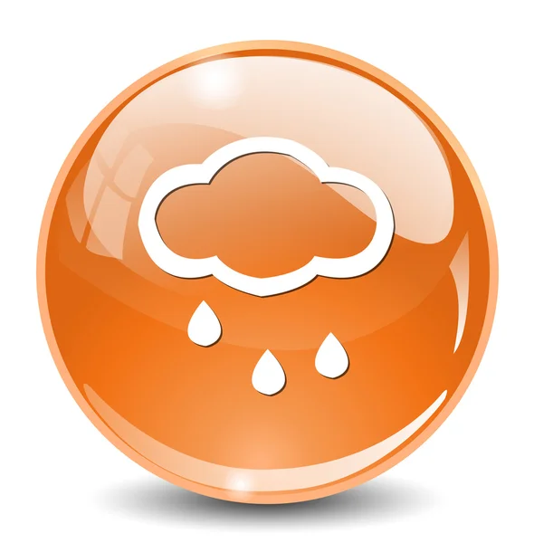 Weather icon button — Stock Vector