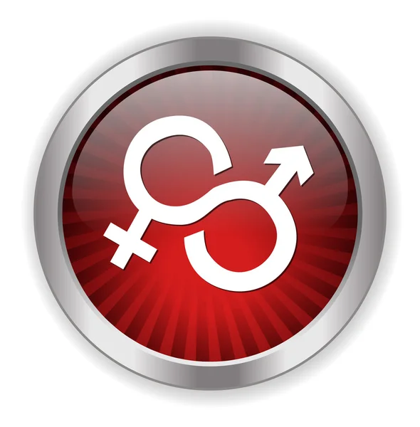 Male and Female sex sign icon — Stock Vector