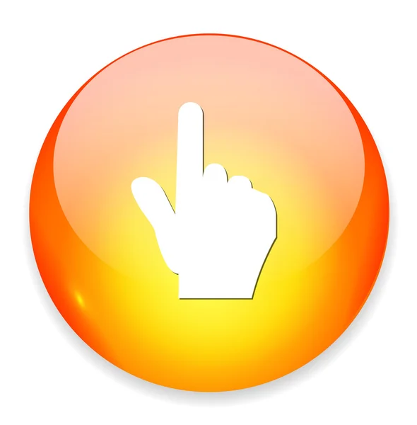 Icono de mano del cursor — Vector de stock