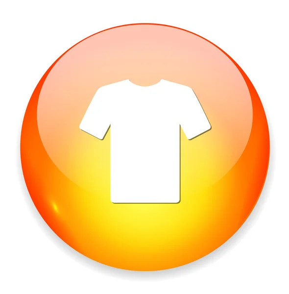 T shirt web icon — Stock Vector